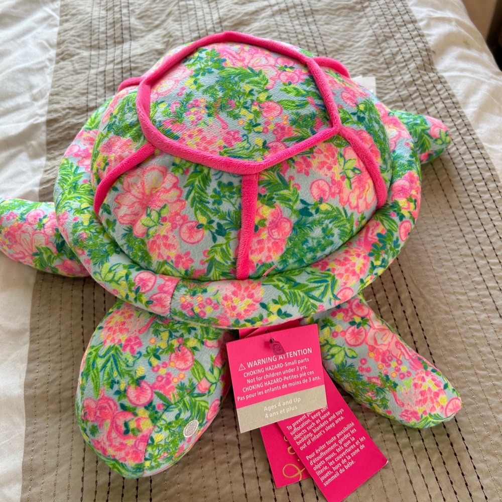 Lilly Pulitzer Stuffed Turtle